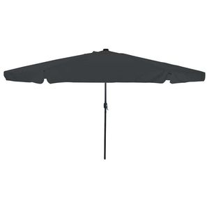 vidaXL Parasol de Grădină Antracit și negru 395 x 395 x 245 cm imagine