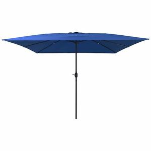 vidaXL Parasol de Grădină Albastru și Negru 295 x 295 x 245 cm imagine