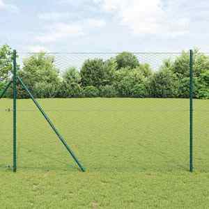 vidaXL Gard hexagonal Verde 1.6 x 25 m Oțel imagine