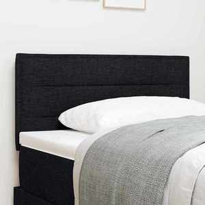 vidaXL Tăblie cap cu headboard Manual Negru 80 cm țesătură imagine