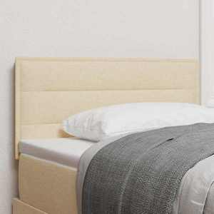 vidaXL Tăblie cap cu headboard Manual Crem 80 cm țesătură imagine