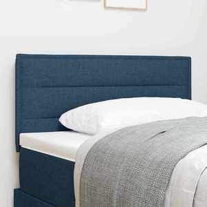 vidaXL Tăblie cap cu headboard Manual albastru 90 cm țesătură imagine