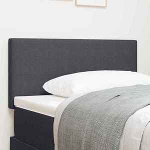 vidaXL Tăblie cap cu headboard Gri închis 80 cm Țesătură cu dungi imagine