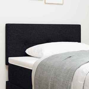vidaXL Tăblie cap cu headboard Manual Negru 80 cm țesătură imagine
