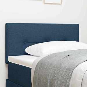 vidaXL Tăblie cap cu headboard Manual albastru 100 cm țesătură imagine