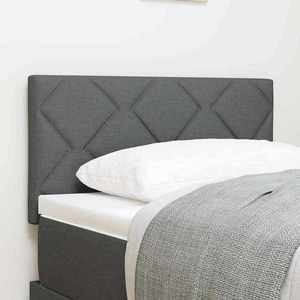 vidaXL Tăblie din Țesătură Geometric Manual Gri închis 80 cm țesătură imagine