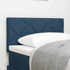 vidaXL Tăblie din Țesătură Geometric Manual albastru 80 cm țesătură imagine