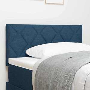 vidaXL Tăblie din Țesătură Geometric Manual albastru 90 cm țesătură imagine