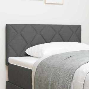 vidaXL Tăblie din Țesătură Geometric Manual Gri închis 100 cm țesătură imagine
