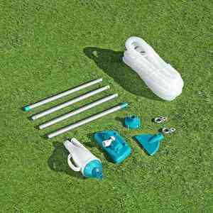 Best Way Aspirator de Piscină Albastru, Alb 224 x 3 x 3 cm Plastic imagine