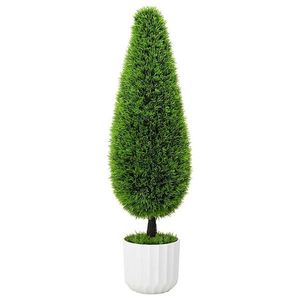 vidaXL Plantă artificială Verde 24 x 24 x 90 cm Plastic imagine