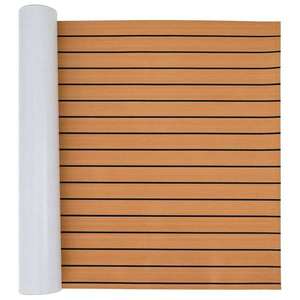 vidaXL Pardoseală pentru bărci Maro și negru 240 x 90 cm Spumă EVA imagine