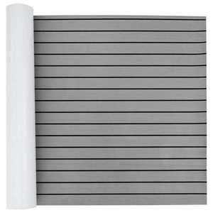 vidaXL Pardoseală pentru bărci gri deschis și negru 240 x 90 cm imagine