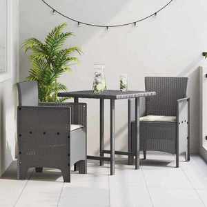 vidaXL Scaun pentru Grădină 2 pcs Gri deschis imagine