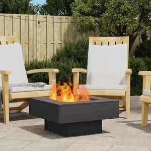 vidaXL Cuptor de foc Negru 60 x 60 x 30 cm Oțel laminat la rece imagine