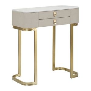 Mauro Ferretti Consola Cu 2 Sertare Beauty cm 70X40X80 | Aosom Romania imagine