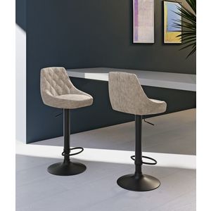 STONES Scaun din microfibră 45cm X 50cm H. 84/100cm | Aosom Romania imagine