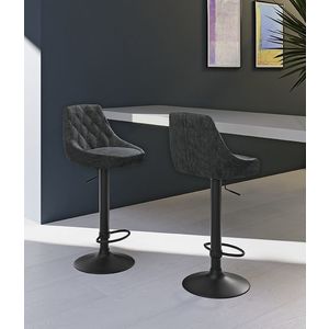 STONES Scaun din microfibră 45cm X 50cm H. 84/100cm | Aosom Romania imagine