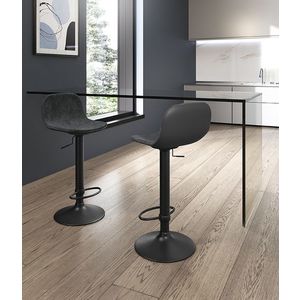 STONES Scaun din microfibră 39cm X 45cm H. 86/102cm | Aosom Romania imagine