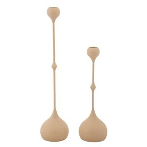 Mauro Ferretti Set Suport Lumanare Slimmy Roz 2 Bucati Cm Ø 8X26-8X35 | Aosom Romania imagine