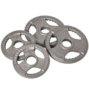 HOMCOM Discuri de greutate 2, 5/2, 5/5/5 kg, greutăți de antrenament pentru bare olimpice de 5 cm, discuri de haltere din oțel | Aosom Romania imagine