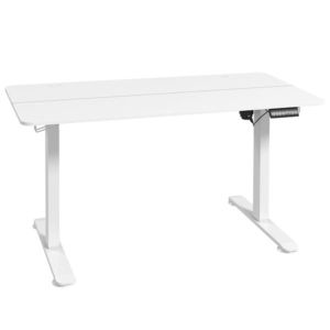 Vinsetto Birou Electric de Înălțare și Coborâre, 140 cm x 70 cm x 116 cm, Alb | Aosom Romania imagine