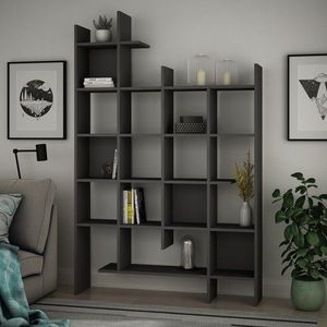 Biblioteca Manco, Decortie, 122x25.5x188 cm, gri imagine
