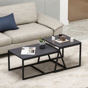 Masuta de cafea, Inarch, Minimal, 75x38x50 cm, PAL, Antracit imagine