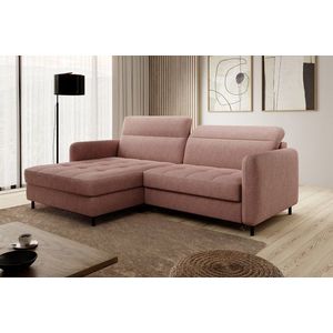 Coltar extensibil stanga 3 locuri ELTAP, LT-24RAQ, Gomsi, 228x165x100 cm, lemn/poliester, somon imagine