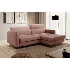 Coltar extensibil dreapta 3 locuri ELTAP, RT-24RAQ, Gomsi, 228x165x100 cm, lemn/poliester, somon imagine