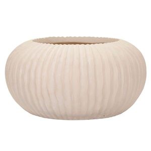 Vaza decorativa Mist, Mauro Ferretti, 35x18 cm, oxid de magneziu, crem imagine