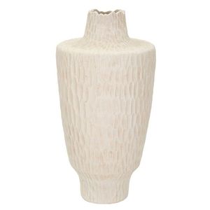 Vaza decorativa Shade, Mauro Ferretti, 29.5x57 cm, oxid de magneziu, crem imagine