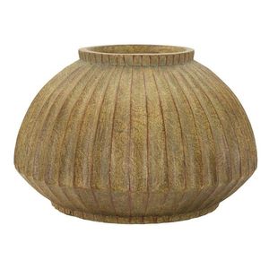 Vaza decorativa Breeze, Mauro Ferretti, 40x26.5 cm, oxid de magneziu, verde inchis imagine