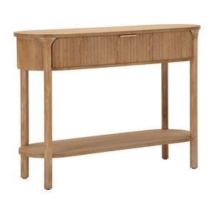 Consola Gothenburg, Mauro Ferretti, 110x40x80 cm, lemn de brad/MDF/fier, maro imagine
