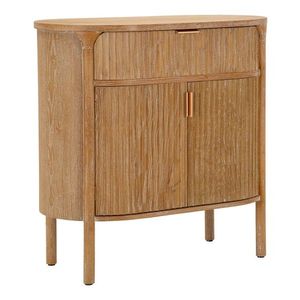 Bufet inferior Gothenburg, Mauro Ferretti, 81x46x82 cm, lemn de brad/MDF/fier, maro imagine