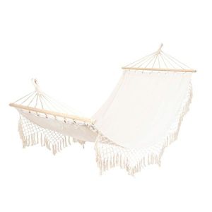 Hamac Wobble, Homla, 100x200 cm, poliester/lemn, ecru imagine