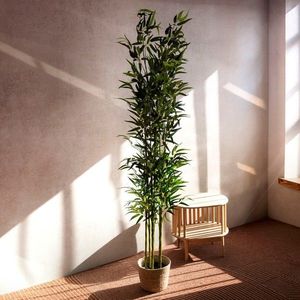 Planta artificiala bambus Tropical Zone, Homla, 180 cm, plastic, verde imagine