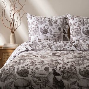 Lenjerie de pat dubla Kellis, Homla, 3 piese, 160x200 cm, bumbac, multicolor imagine