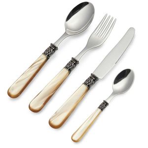 Set tacamuri 16 piese, Amber, Brandani, inox imagine