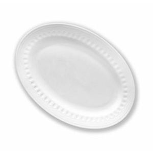 Platou servire, Senzatempo, Brandani, 35x25 cm, portelan New Bone China imagine