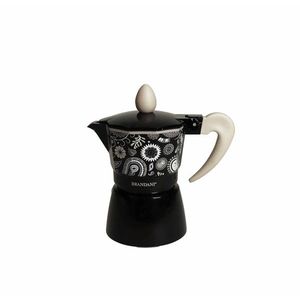 Cafetiera filtru 1 ceasca, Shanti Black, Brandani, 12x7x13 cm, aluminiu imagine