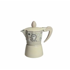 Cafetiera filtru 1 ceasca, Shanti Grey, Brandani, 12x7x13 cm, aluminiu imagine
