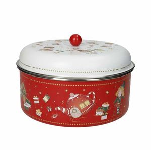 Cutie cu capac, Elfomagia Red, Brandani, 19x12.5 cm, metal imagine