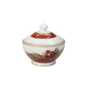 Zaharnita cu capac, Carol, Brandani, 11x10 cm, portelan New Bone China imagine