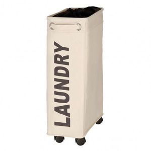 Cos pentru rufe Corno Beige Wenko, 43 l, poliester/ polipropilena, bej imagine