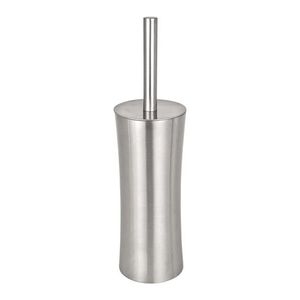 Perie pentru toaleta cu suport, Wenko, Pieno Matt, 10.1 x 37.5 cm, inox imagine