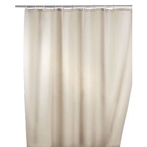 Perdea de dus anti-mucegai, Wenko, Single-colour, 180 x 200 cm, poliester, bej imagine