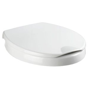 Capac de toaleta cu sistem automat de inchidere, Wenko, Secura Comfort, 37 x 44 cm, duroplast, alb imagine