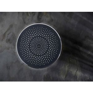 Cap de dus superior, Wenko, Rain, Ø 22.5 cm, plastic, gri cromat imagine