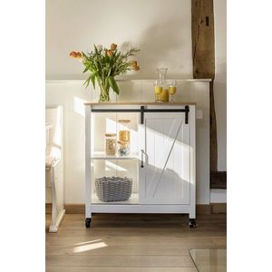 Gheridon, Wenko, Country House, 80 x 40 x 88.5 cm, lemn/mdf, alb imagine